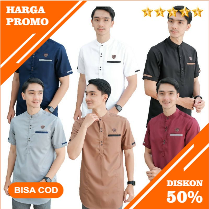 Baju Koko Pria / Baju Koko Muslim Pria Terbaru / Baju Koko / Koko Pria Dewasa / Baju Muslim Pria