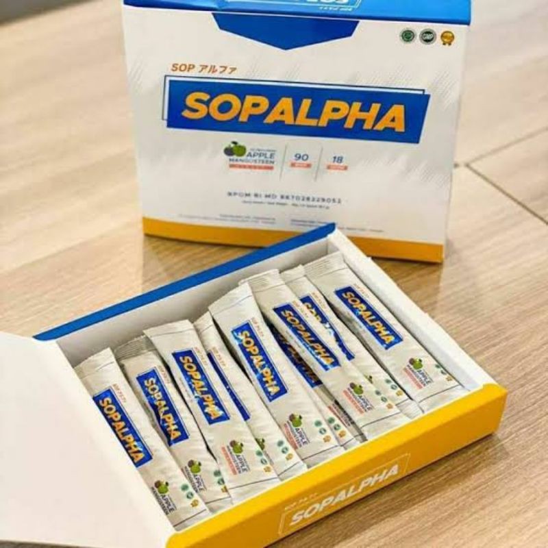 SOPALPHA BIOBOOST PER SACHET ORIGINAL - SOP ALPHA ORIGINAL READY STOCK SIAP KIRIM