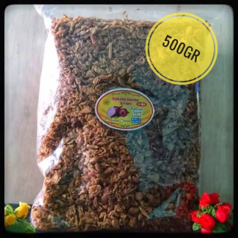 

bawang goreng brebes asli 500gr tanpa pengawet dan msg