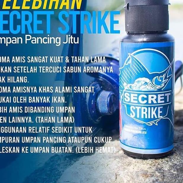 ❉ Secret Strike - Essen Umpan Pancing Pakan Ikan Mas Air Tawar & Laut Mancing Joran Lure Minyak Ikan
