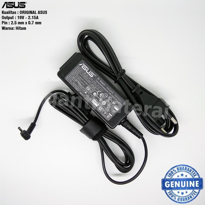 Adaptor/Charger ASUS EeePc 1025 1225 1015 1215 x101h 19v - 2.1a ORI