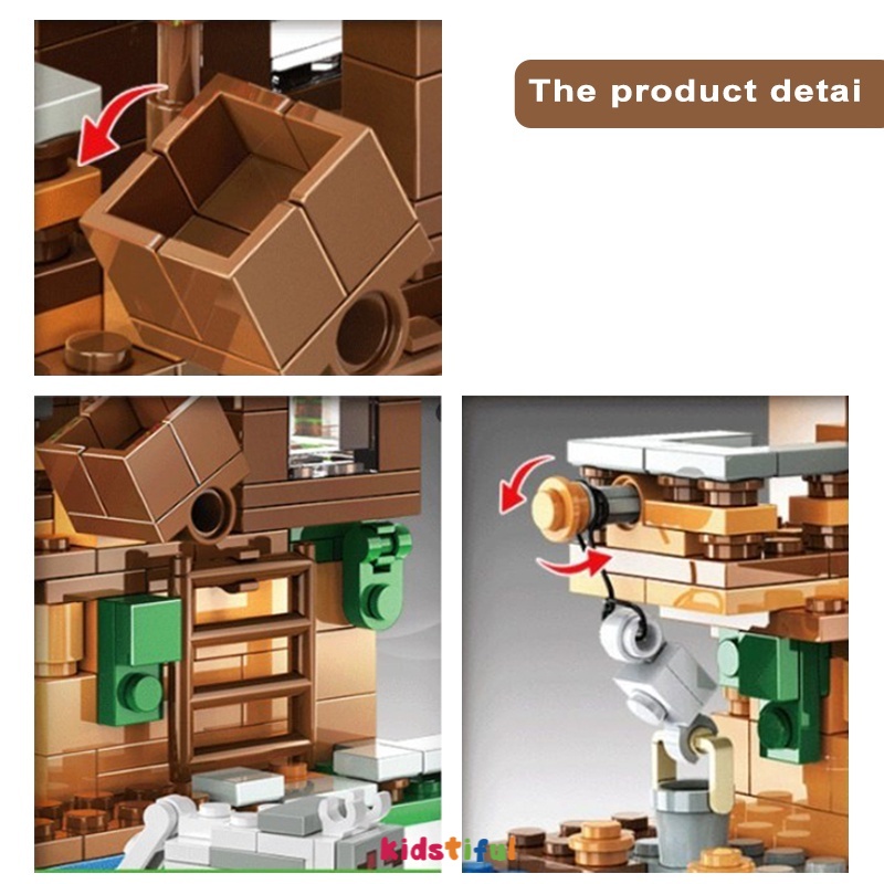 Mainan Block Susun Edukasi Mainan Anak Bricks Minecraft Minicraft