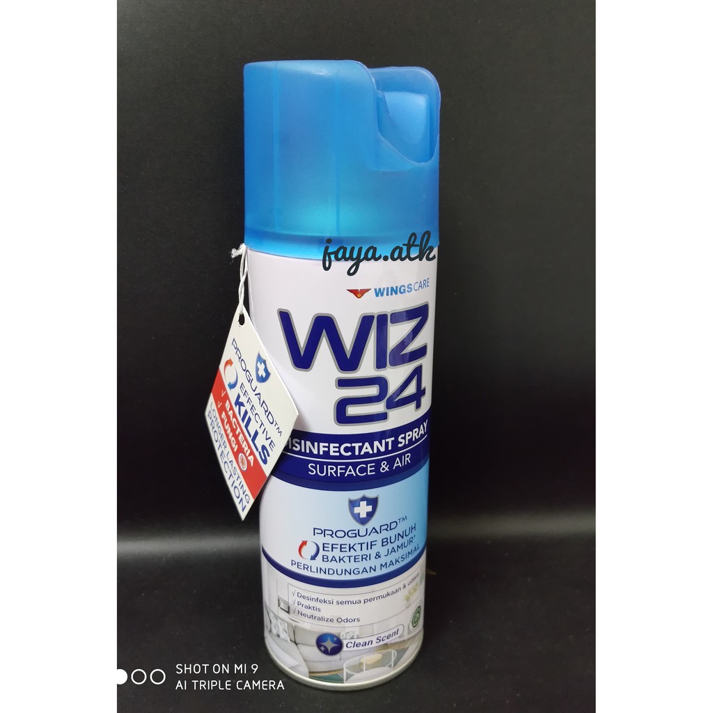 DISINFEKTAN SPRAY SEMPORT WIZ 24 WINGS DESINFEKTAN SEMPROT SPRAY UDARA PERMUKAAN SERBAGUNA