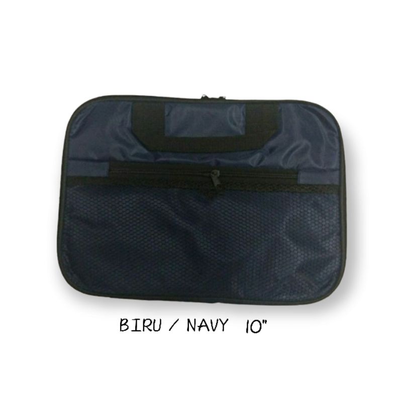 Softcase Laptop 10 inch model tenteng polos jaring murah berkualitas semi waterproof