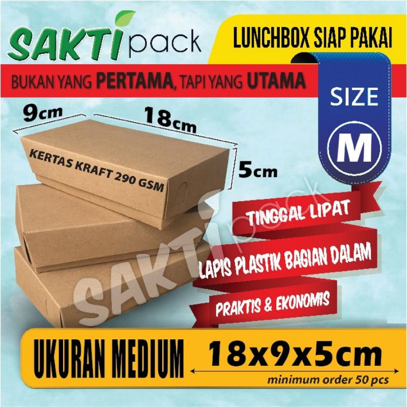 

lunch box paper / paper lunch box / kemasan ayam ukuran medium (M)