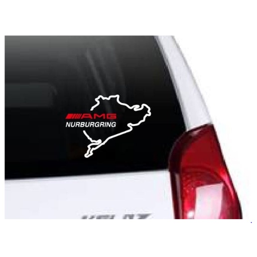 Stiker Nurburgring Amg Stker Cutting Mobil