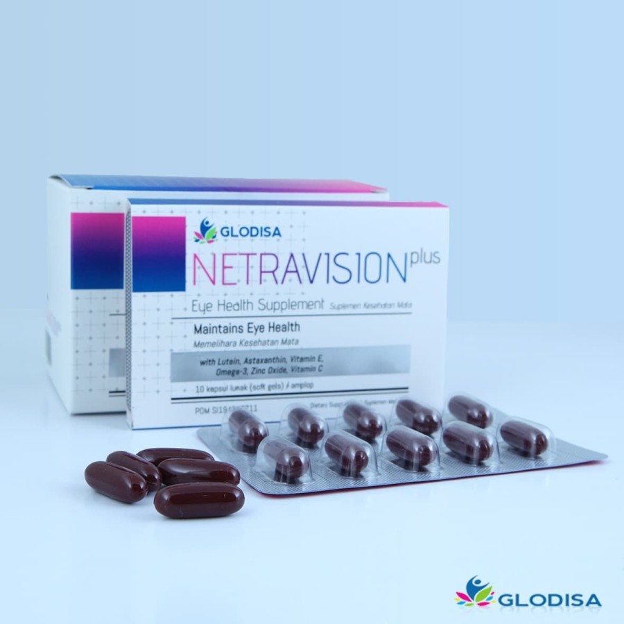 Glodisa NETRAVISION PLUS - Vitamin Mata - Suplemen Kesehatan Mata