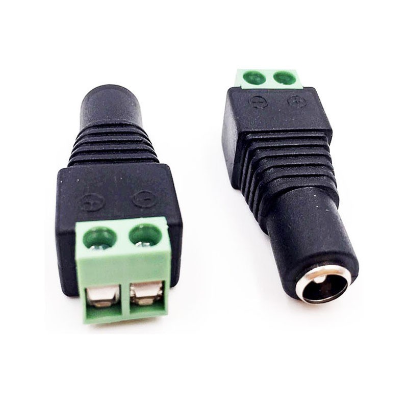 JEK DC JACK DC KONEKTOR DC ADAPTOR CCTV FEMALE/MALE Konektor Cewek Cow