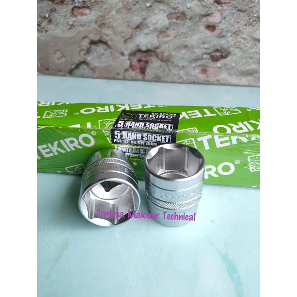 TEKIRO 1/2&quot; 29 MM Mata Kunci Sock Sok Soket Shock 29mm 6PT 12PT