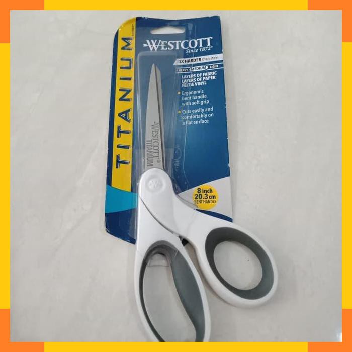 

Westcott Titanium Scissors Gunting Bahan Titanium