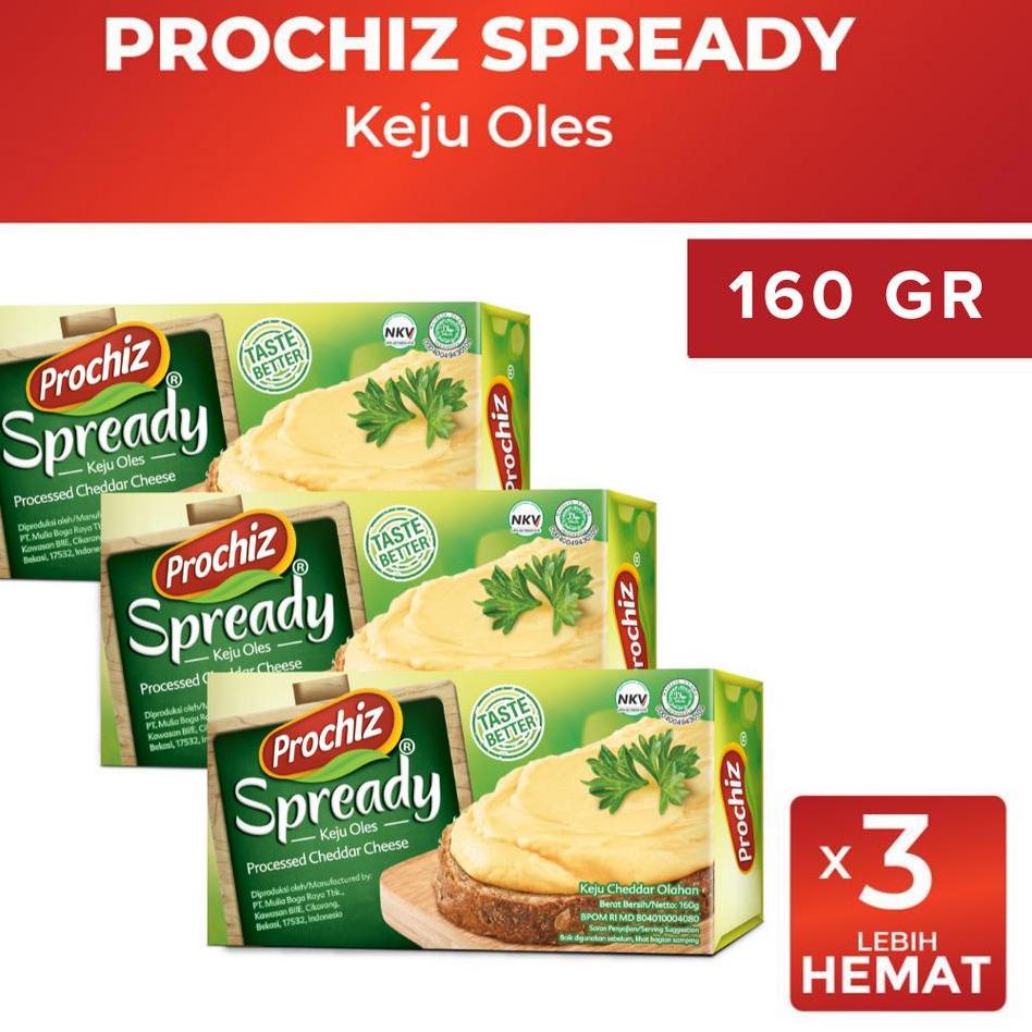 

Buruan Dapetin--PROCHIZ Spready 160 gr x 3