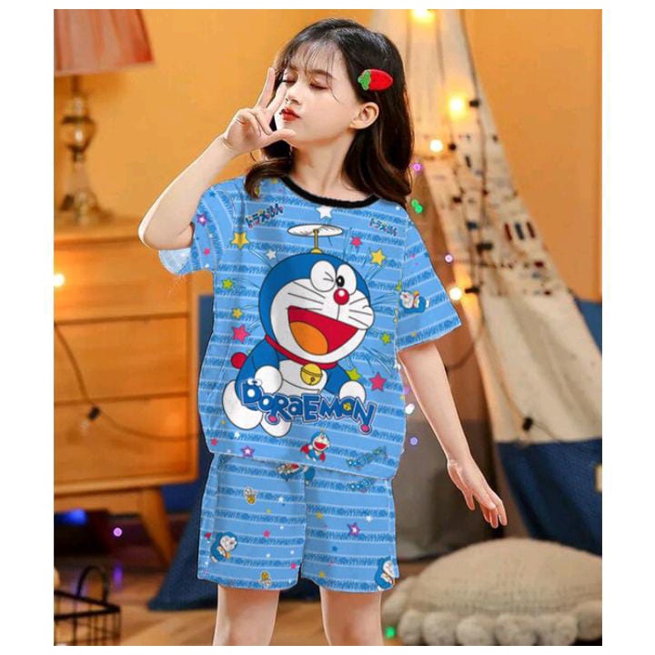 RILLO - Setelan baju playful colour anak print / setelan anak unisex 1-7 tahun PART 2