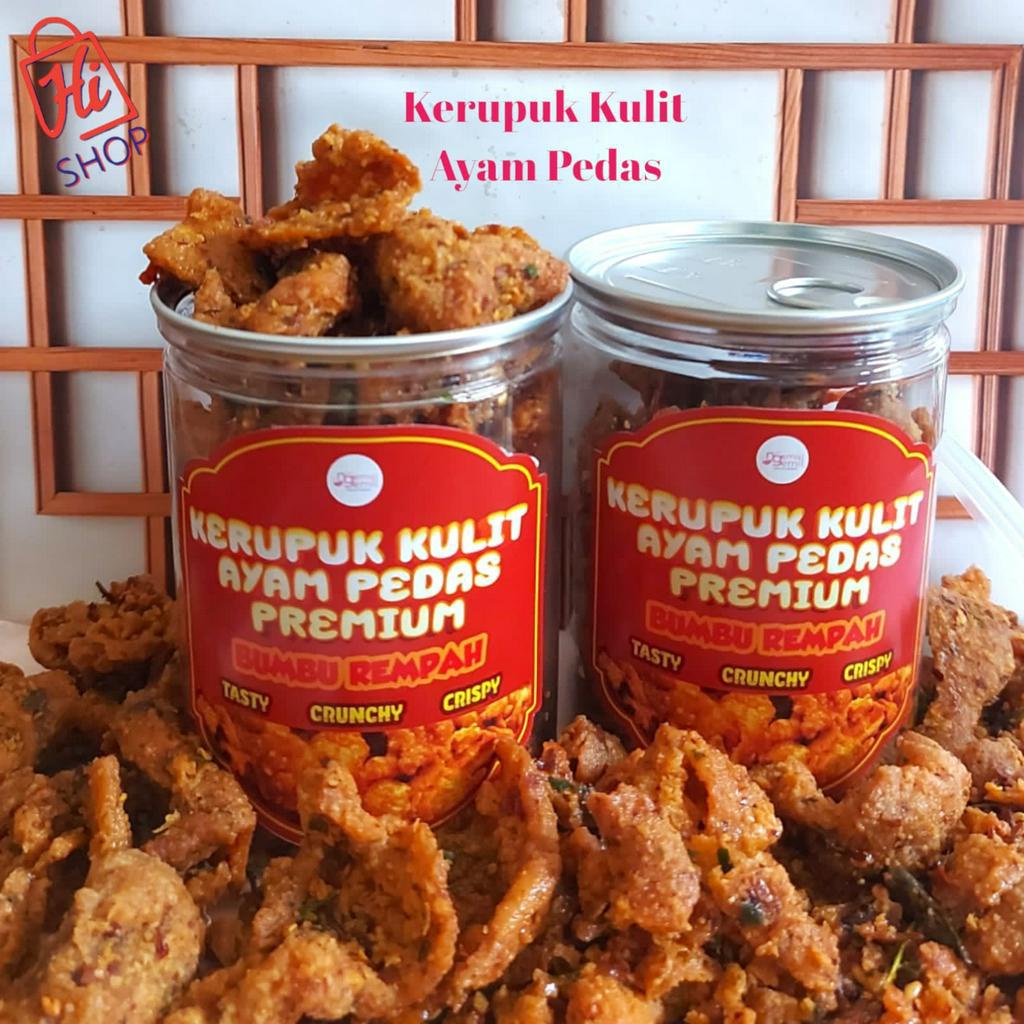 

Can Kerupuk Kulit Ayam Krispy Pedas Bumbu Rempah Krupuk Kulit Ayam Crispy Kualitas Premium