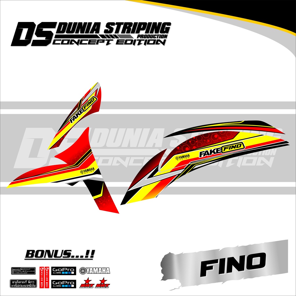 Sticker Striping Fino FI List Variasi DS-01
