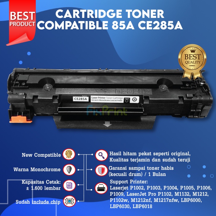 Cartridge Toner Compatible 85A 35A 36A Canon 725 Printer P1102 LBP6030 M1212 M1217 M1132 P1102w