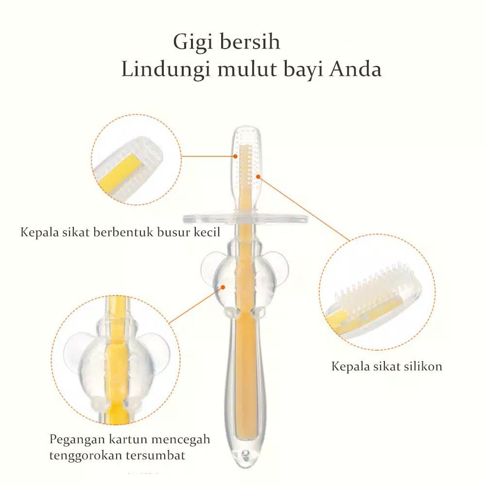 Finger Tooth Brush - Sikat Gigi Bayi Silicon - Pembersih Mulut Bayi