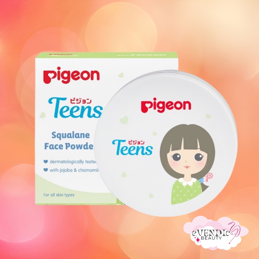 READY PIGEON TEENS squalane Face Powder 12Gr / JOJOBA CAMOMILE bedak