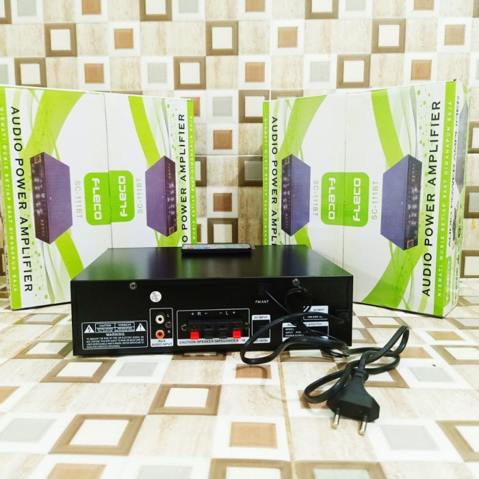 Berkualitas Power Amplifier Fleco Sc-111Bt/Amplifier Bluetooth/Amplifier Sale