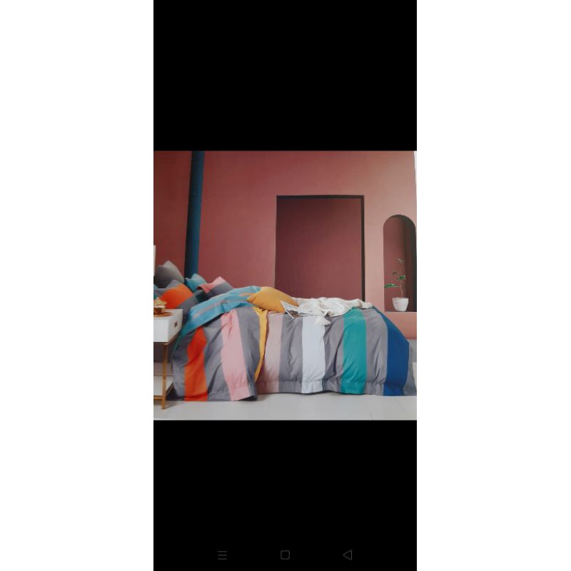 Seprei katun Jepang motif salur