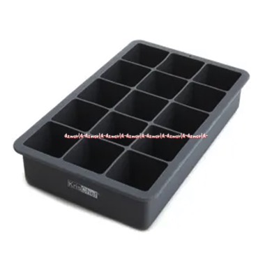 Krischef Ice Mould 15 Cubes Alat Cetakan Es Batu Bentuk Kubus 15 Cetakan Es Kotak Kris Chef Bahan Silicon Model Kotak