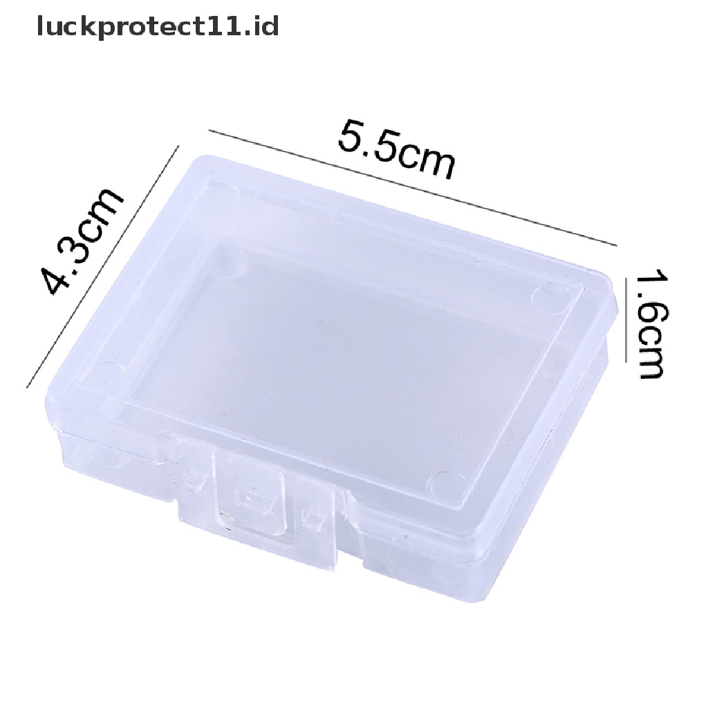 &lt; Luckprotect11. &lt; LuckproteksiId &gt; Kotak Penyimpanan Umpan Pancing Multifungsi Bahan Plastik Transparan