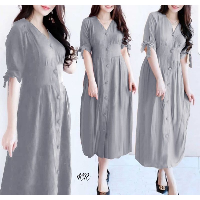 DRESS FASHION YEJI, KATUN RAYON PREMIUM, DRESS MAXY