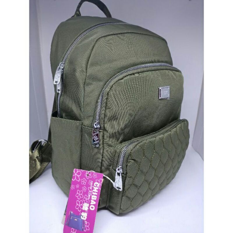 Original Tas Ransel Laptop CHIBAO JUMBO Import KOREA Tebal Anti Air Terbaru Best Seller Elegan Design