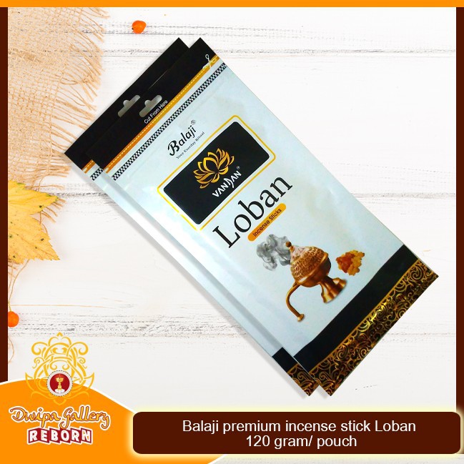 Dupa/ Hio Wangi Balaji premium incense stick Loban 120 gram/ pouch