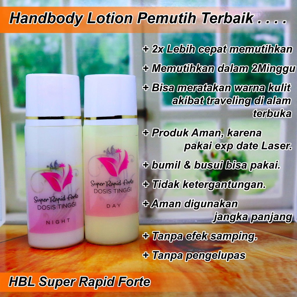 HB Forte Double Whitening  / LOTION FORTE PLATINUM / HAND BODY FORTE PREMIUM