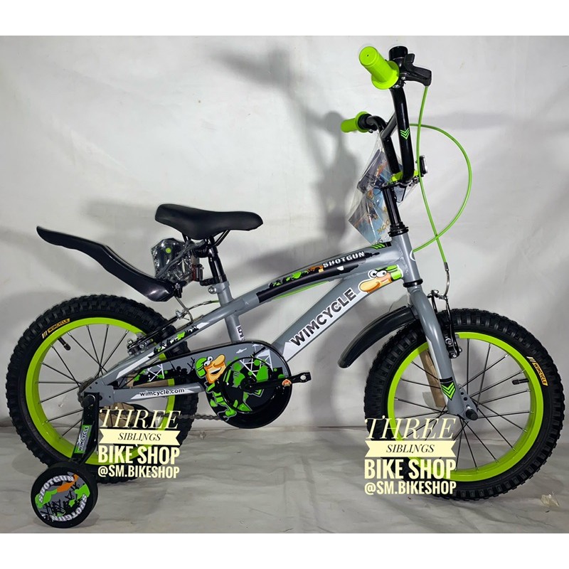 SEPEDA BMX WIMCYCLE SHOTGUN 16 INCH GREY GREEN