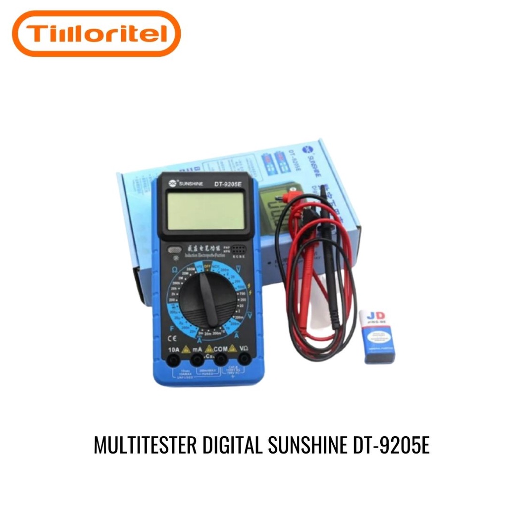 MULTITESTER DIGITAL SUNSHINE DT-9205E