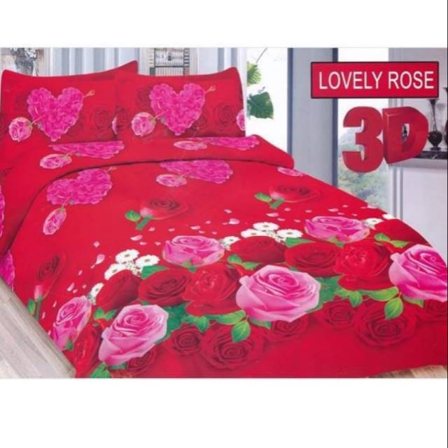 Sprei single bonita uk 120x200 Lovely Rose