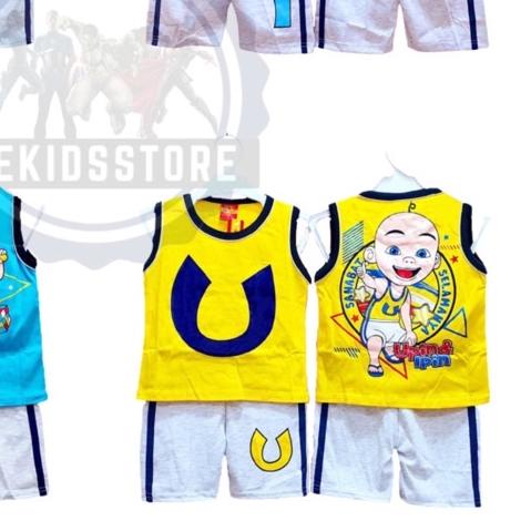⅍ BAJU UPIN IPIN STELAN UPIN IPIN SETELAN PENDEK ANAK LAKI-LAKI ♨