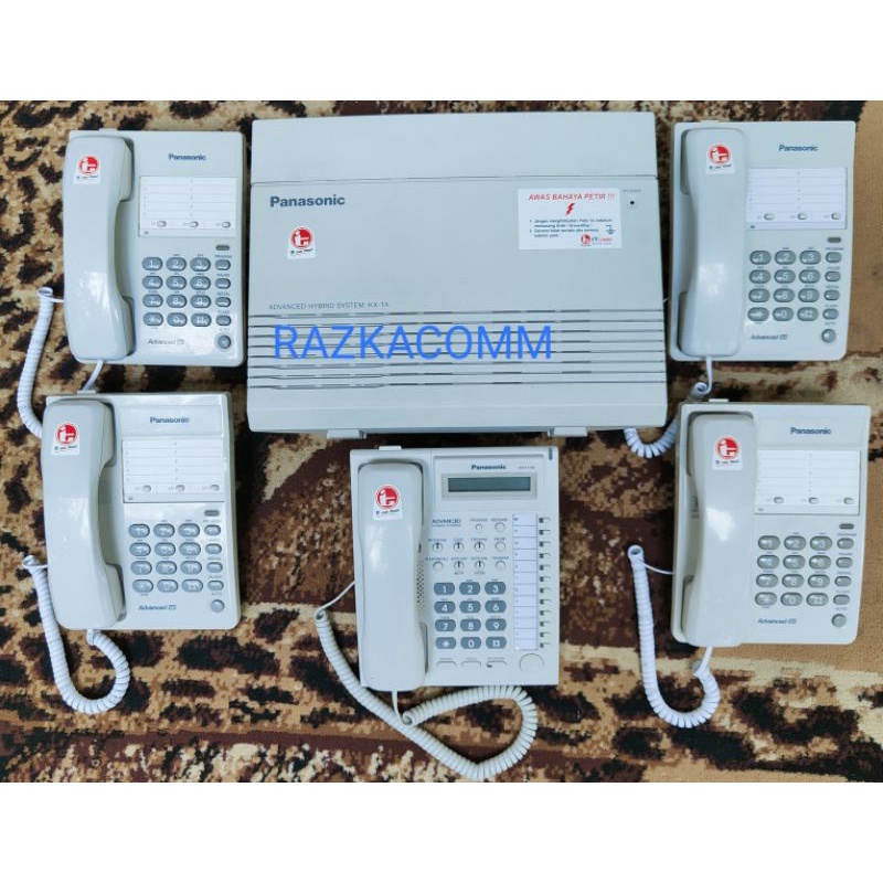 Paket Pabx Panasonic 3 line 8 Extension