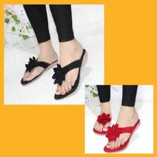 SENDAL JEPIT  SANDAL  JEPIT  BUNGA IMPORT  Shopee Indonesia