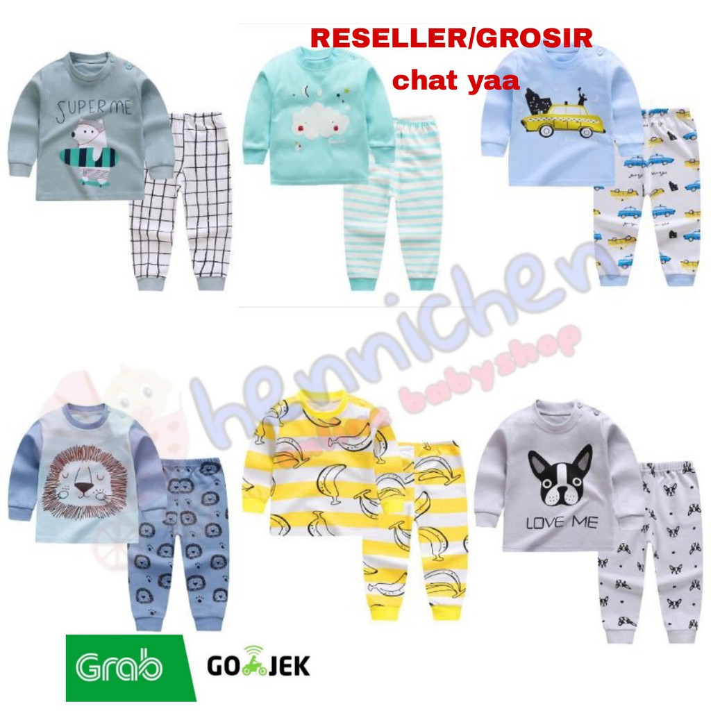 Setelan Piyama Anak Bayi Fashion Korea Celana Panjang Import 1-4 Tahun PART 2 BAJU ANAK