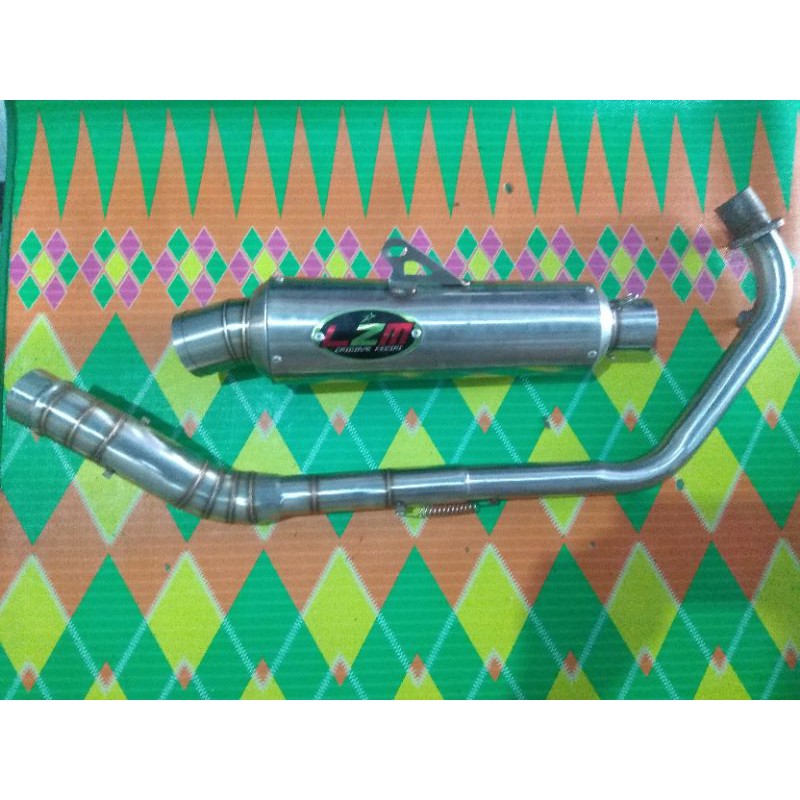 knalpot racing CBR150/ CB150R new/ lama original LZM stenlis