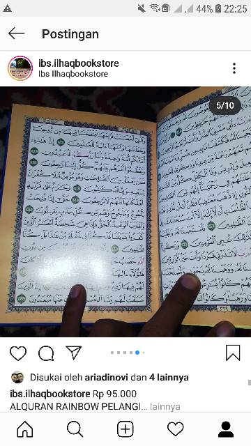 Al quran reinbow pelangi