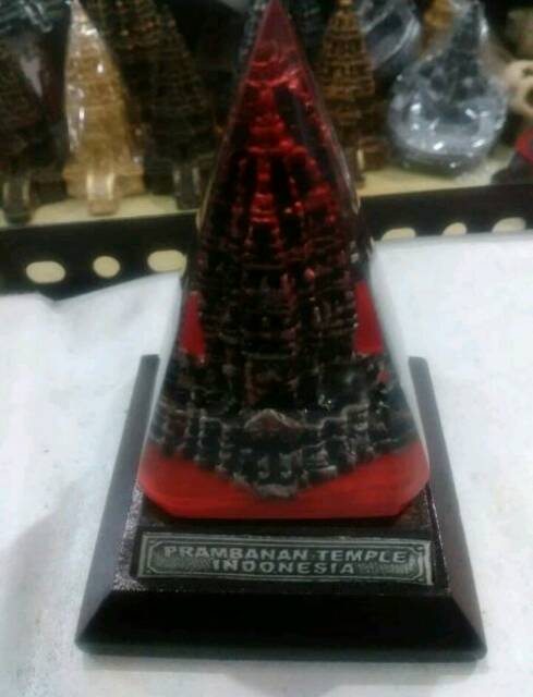 Termurah! Miniatur candi Prambanan/ miniatur candi Borobudur dari kristal harga murah khas jogja