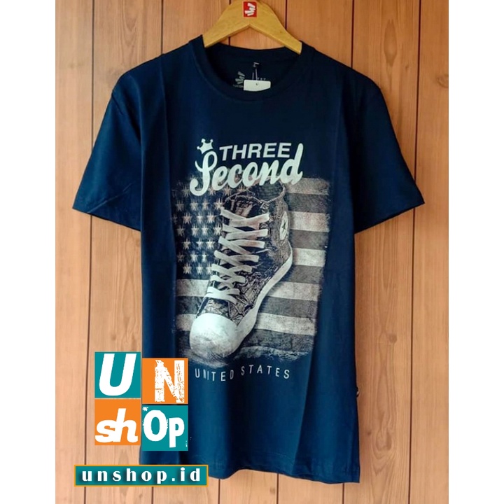 Kaos 3Second Terbaru | Kaos ThreeSecond Pria | Kaos 3second Lengan Pendek | Kaos 3second original