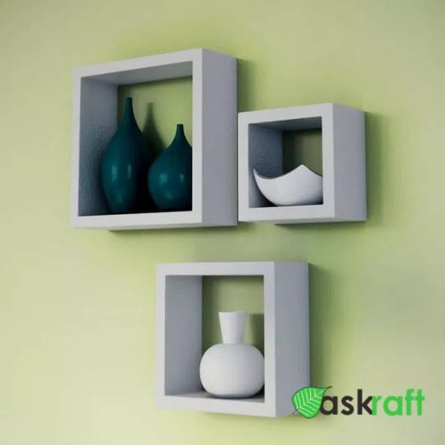 Rak Dinding Kotak Minimalis Jati /Rak Hias /Rak Buku /Rak Gantung /Rak Tv /Rak Serbaguna /Rak Tembok
