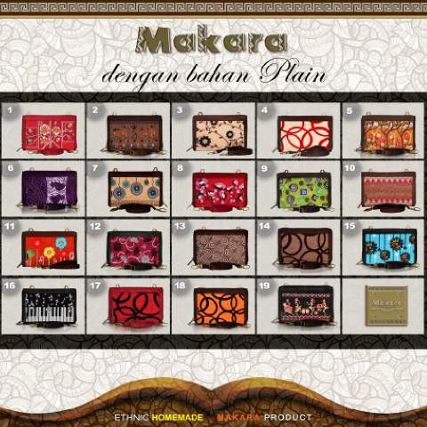 MAKARA PLAIN / TAS SELEMPANG UNIK ETNIK