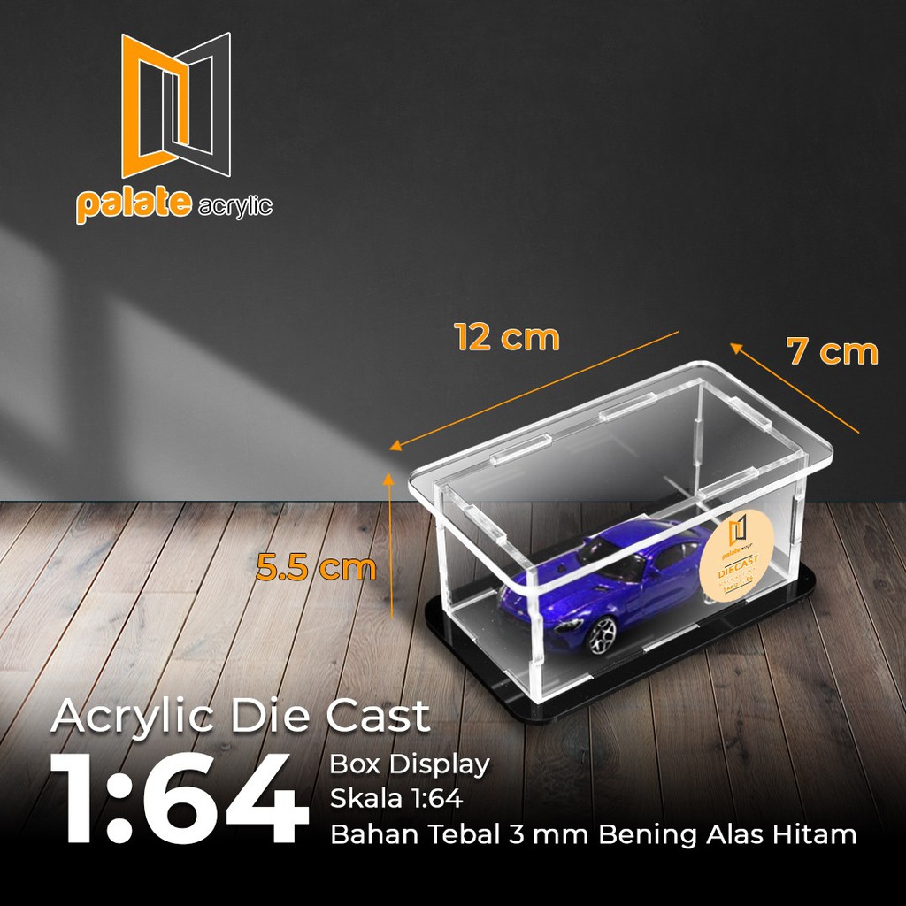 AKRILIK BOX DISPLAY / DIECAST ACRYLIC HOTWHEELS