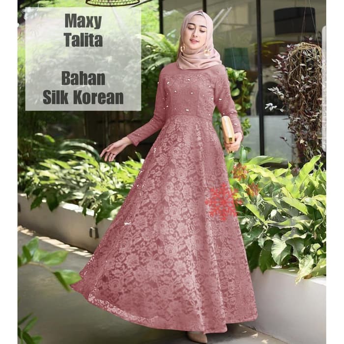 MAXI TALITA SALEM SILK GUCHIKA [Gamis 0100] SIC