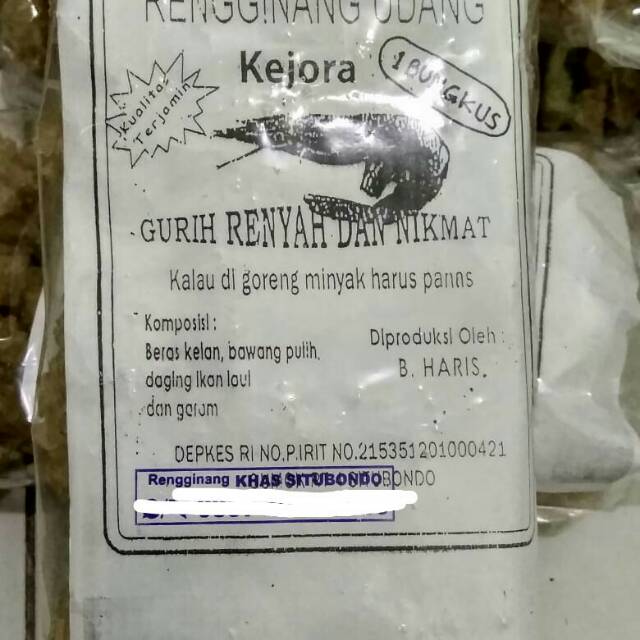 

Rengginang Mentah Rasa Udang