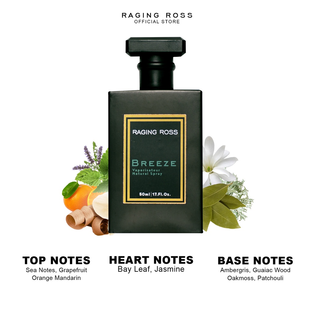 Jual Raging Ross Perfume Breeze 50ml Parfum Pria Shopee Indonesia