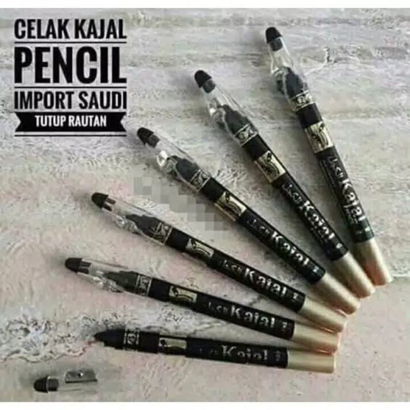 

Celak Kajal Pensil + Rautan Asli
