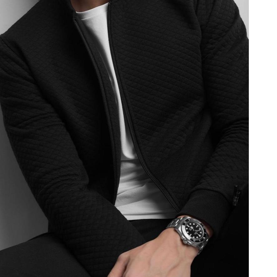 Outerwear Jaket Comfy Platinum World l Jaket Bomber Comfy Model HeyMale Original Quality