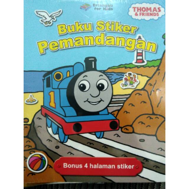 Buku Stiker Pemandangan - Thomas and friends