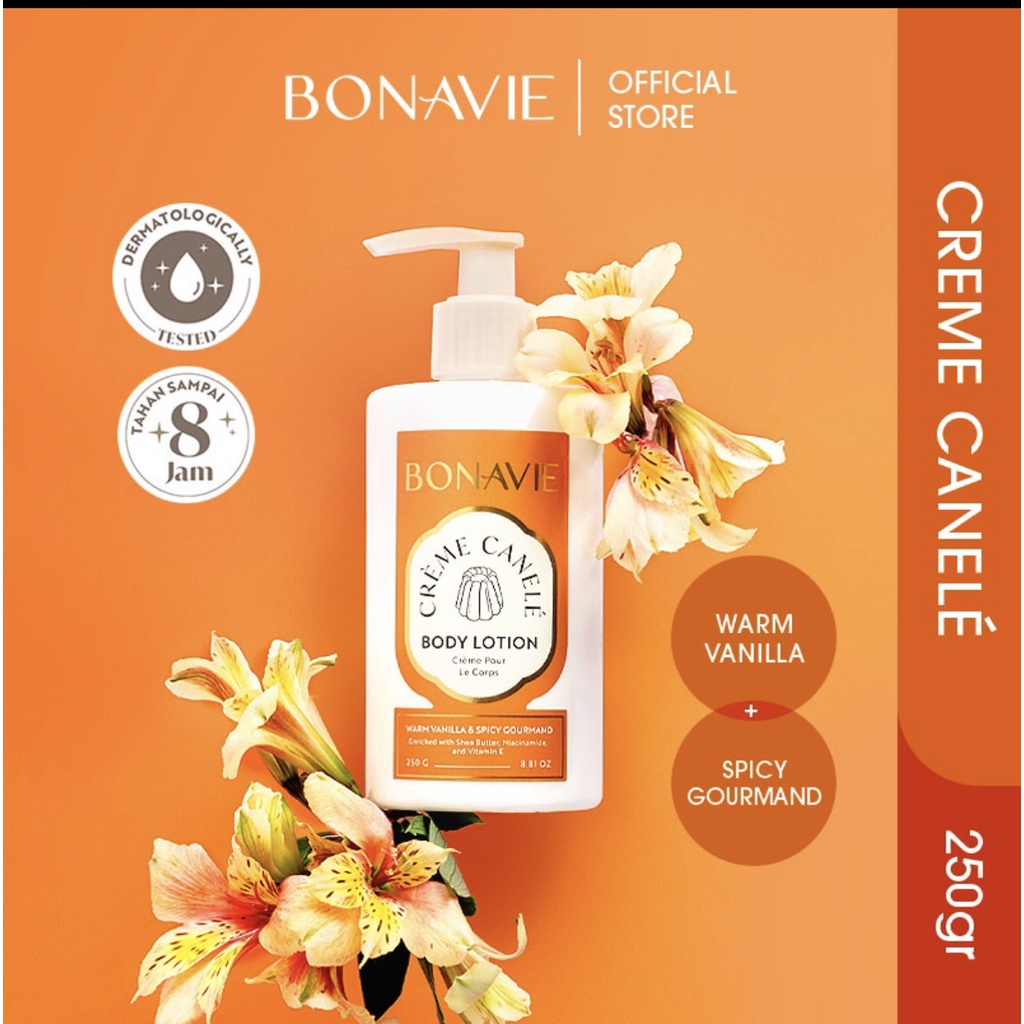 BONAVIE Body Lotion Series 250 ml / Marie Antoinette Fleur de Jardin Citron Glace Maison du Safran Creme Canele